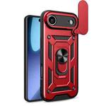 For iPhone 17 Air Sliding Camera Cover Design TPU+PC Phone Case(Red)