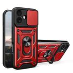 For iPhone 17 Sliding Camera Cover Design TPU+PC Phone Case(Red)
