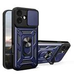 For iPhone 17 Sliding Camera Cover Design TPU+PC Phone Case(Blue)