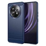 For Realme P1 Speed Carbon Fiber Brushed Texture TPU Phone Case(Blue)