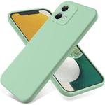 For Motorola Moto G84 5G Pure Color Liquid Silicone Shockproof Phone Case(Green)