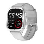 G96 1.85 inch HD Square Screen Rugged Smart Watch Support Bluetooth Calling/Heart Rate Monitoring/Blood Oxygen Monitoring(Grey)