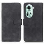 For OPPO Reno11 5G Global KHAZNEH Retro Texture Flip Leather Phone Case(Black)