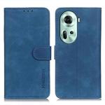 For OPPO Reno11 5G Global KHAZNEH Retro Texture Flip Leather Phone Case(Blue)