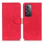 For OPPO Reno12 Pro 5G Global KHAZNEH Retro Texture Flip Leather Phone Case(Red)