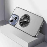 For iPhone 14 Plus CD Texture MagSafe Magnetic Phone Case(Space Grey)