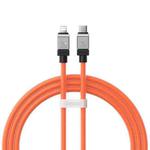Baseus Cool Play Series 20W USB-C / Type-C to 8 Pin Fast Charging Data Cable, Length:1m(Orange)