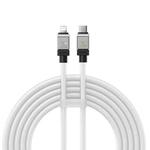 Baseus Cool Play Series 20W USB-C / Type-C to 8 Pin Fast Charging Data Cable, Length:2m(White)