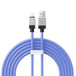 Baseus Cool Play Series 2.4A USB to 8 Pin Fast Charging Data Cable, Length:2m(Blue)