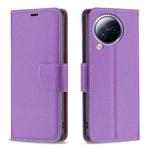 For Xiaomi Civi 3 5G Litchi Texture Pure Color Leather Phone Case(Purple)