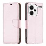 For Xiaomi Redmi Note 13 Pro+ Litchi Texture Pure Color Leather Phone Case(Rose Gold)