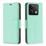 For Xiaomi Redmi Note 13 4G Global Litchi Texture Pure Color Leather Phone Case(Green)