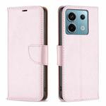 For Xiaomi Redmi Note 13 Pro 4G Global Litchi Texture Pure Color Leather Phone Case(Rose Gold)