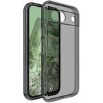For Google Pixel 8a IMAK UX-5 Series Transparent Shockproof TPU Protective Phone Case(Transparent  Black)