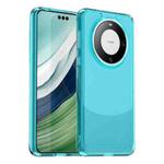 For Huawei Mate 60 Pro Candy Series TPU Phone Case(Transparent Blue)