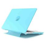 For MacBook Air 13.6 A2681 / A3113 Frosted Translucent Laptop Protective Case(Blue)