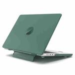 For Macbook Air 13 A1932/A2179/A2337 Frosted Translucent Laptop Protective Case(Dark Green)