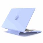 For MacBook Pro 16 inch A2141 Frosted Translucent Laptop Protective Case(Purple)