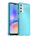 For Samsung Galaxy A05s Candy Series TPU Phone Case(Transparent Blue)