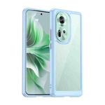 For OPPO Reno11 Global Colorful Series Acrylic Hybrid TPU Phone Case(Blue)