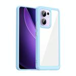 For OPPO Reno13 F Colorful Series Acrylic Hybrid TPU Phone Case(Blue)