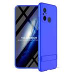 For Xiaomi Poco X5 GKK Three Stage Splicing Full Coverage PC Phone Case with Stand(Blue)