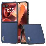 For Motorola Razr 60 Ultra ABEEL Genuine Leather Xiaoya Series Phone Case(Blue)