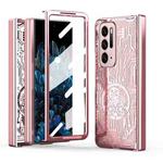 For OPPO Find N Mechanical Legend Integrated Electroplating All-inclusive Phone Case(Rose Gold)