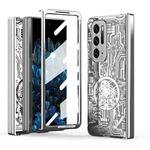 For OPPO Find N Mechanical Legend Integrated Electroplating All-inclusive Phone Case(Silver)