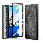 For Huawei Mate X2 Mechanical Legend Integrated Electroplating All-inclusive Phone Case(Black)