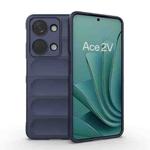 For OnePlus Ace 2V Magic Shield TPU + Flannel Phone Case(Dark Blue)