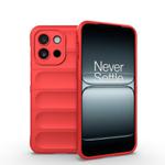 For OnePlus 13T 5G Magic Shield TPU + Flannel Phone Case(Red)