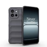 For OnePlus 13T 5G Magic Shield TPU + Flannel Phone Case(Dark Grey)