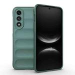For OnePlus Ace 5 Ultra 5G / Nord CE5 Magic Shield TPU + Flannel Phone Case(Dark Green)