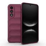 For OnePlus Ace 5 Ultra 5G / Nord CE5 Magic Shield TPU + Flannel Phone Case(Wine Red)