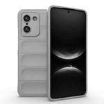 For OnePlus Ace 5 Racing / Nord 5 Magic Shield TPU + Flannel Phone Case(Grey)