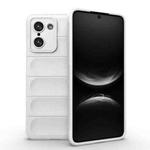 For OnePlus Ace 5 Racing / Nord 5 Magic Shield TPU + Flannel Phone Case(White)