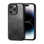 For iPhone 15 Pro DUX DUCIS Aimo Series  Frosted Feel Phone Case(Black)