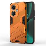 For OnePlus Nord CE3 5G Global Punk Armor 2 in 1 PC + TPU Phone Case with Holder(Orange)