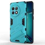 For OnePlus Ace 2 Pro Punk Armor 2 in 1 PC + TPU Phone Case with Holder(Blue)
