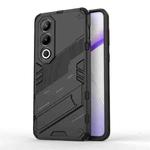 For OnePlus Ace 3V Punk Armor 2 in 1 PC + TPU Phone Case with Holder(Black)