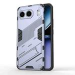 For OnePlus Nord 4 5G Global Punk Armor 2 in 1 PC + TPU Phone Case with Holder(Grey)