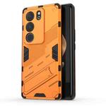 For vivo S17 / S17 Pro Punk Armor 2 in 1 PC + TPU Phone Case with Holder(Orange)