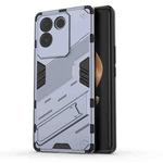 For vivo S17e Punk Armor 2 in 1 PC + TPU Phone Case with Holder(Grey)