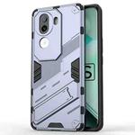 For vivo iQOO Z9s 5G Global Punk Armor 2 in 1 PC + TPU Phone Case with Holder(Grey)