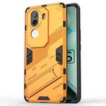 For vivo iQOO Z9s 5G Global Punk Armor 2 in 1 PC + TPU Phone Case with Holder(Orange)