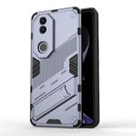 For vivo V50 5G Global Punk Armor 2 in 1 PC + TPU Phone Case with Holder(Grey)