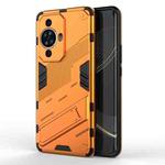 For Huawei nova 11 Pro 4G Punk Armor 2 in 1 PC + TPU Phone Case with Holder(Orange)