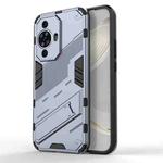 For Huawei nova 11 4G Punk Armor 2 in 1 PC + TPU Phone Case with Holder(Grey)