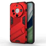 For Huawei Mate 60 Punk Armor 2 in 1 PC + TPU Phone Case with Holder(Red)